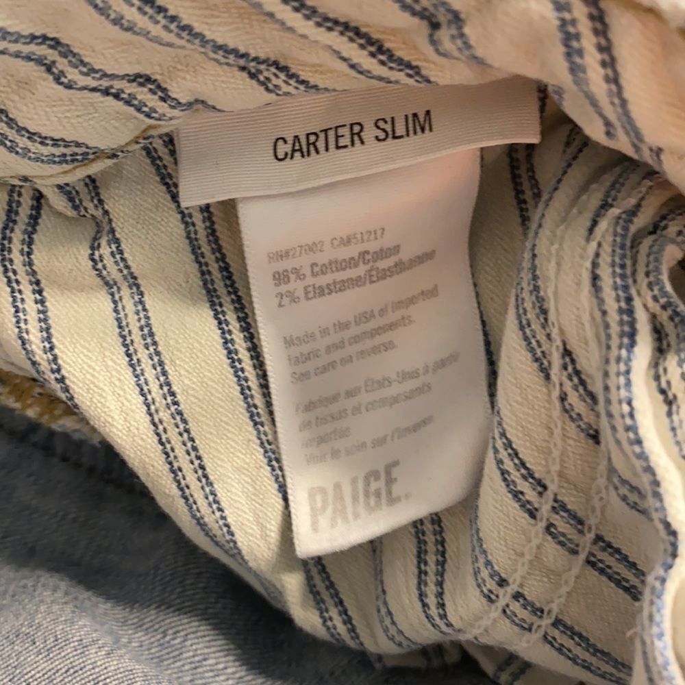 PAIGE Carter Slim Tanner Jeans - Picture 3 of 4